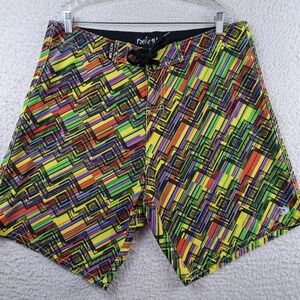 PACIFIC SURF BY EXIST SWIM TRUNKS BOARD SHORTS SIZE XL 36" WAIST Unlined